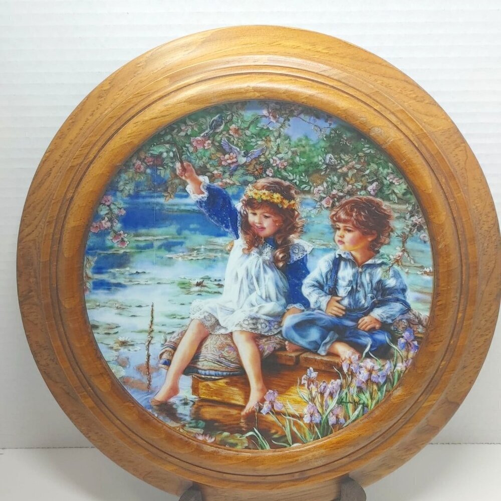 1991 Patience - Sandra Kuck Collector Plate Framed